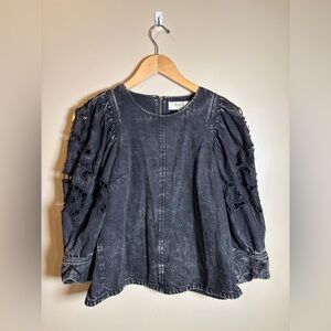 Sea NY Denim Blouse NWT